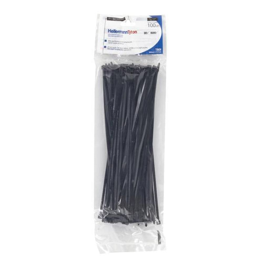 Abraçadeira Nylon Pt 4,7X300 T80I Hellermann C/100