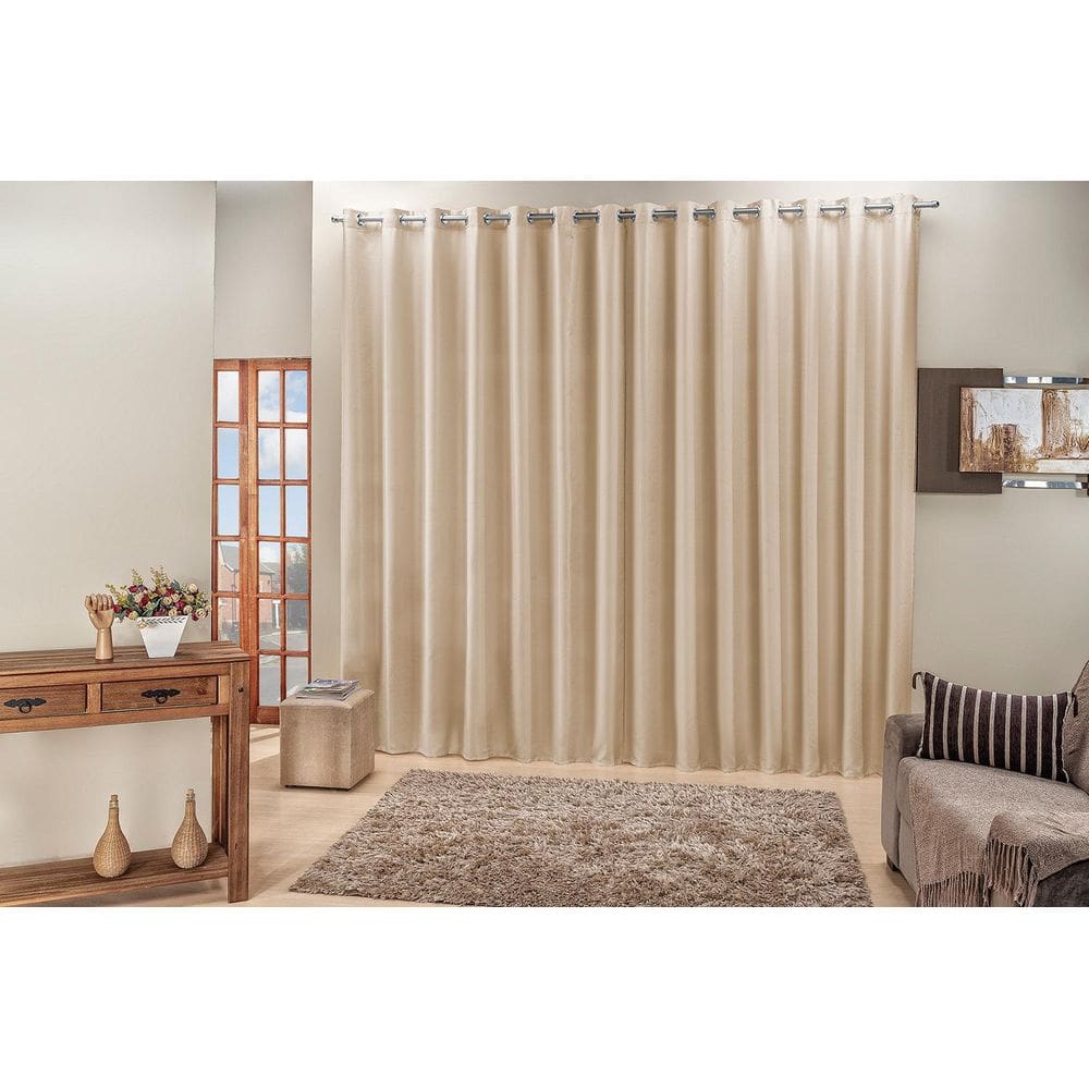 Cortina Roma 2,00 X 1,70 Bege