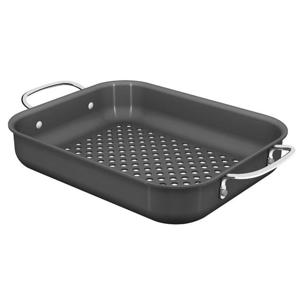 Grelha Churrasco Retangular 28 Cm Tramontina Alumínio E Alça