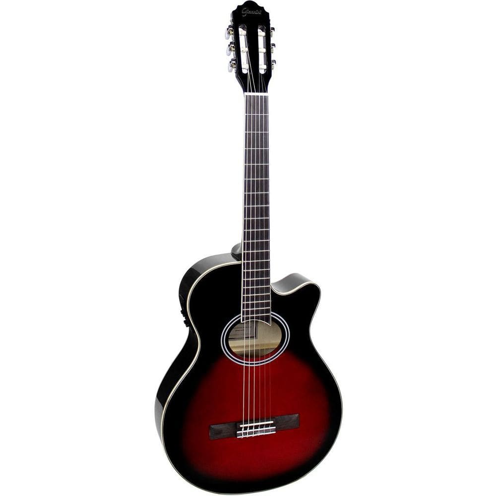 Violão Giannini GNF-1D Elétrico Nylon Cutaway - Marrom Burst