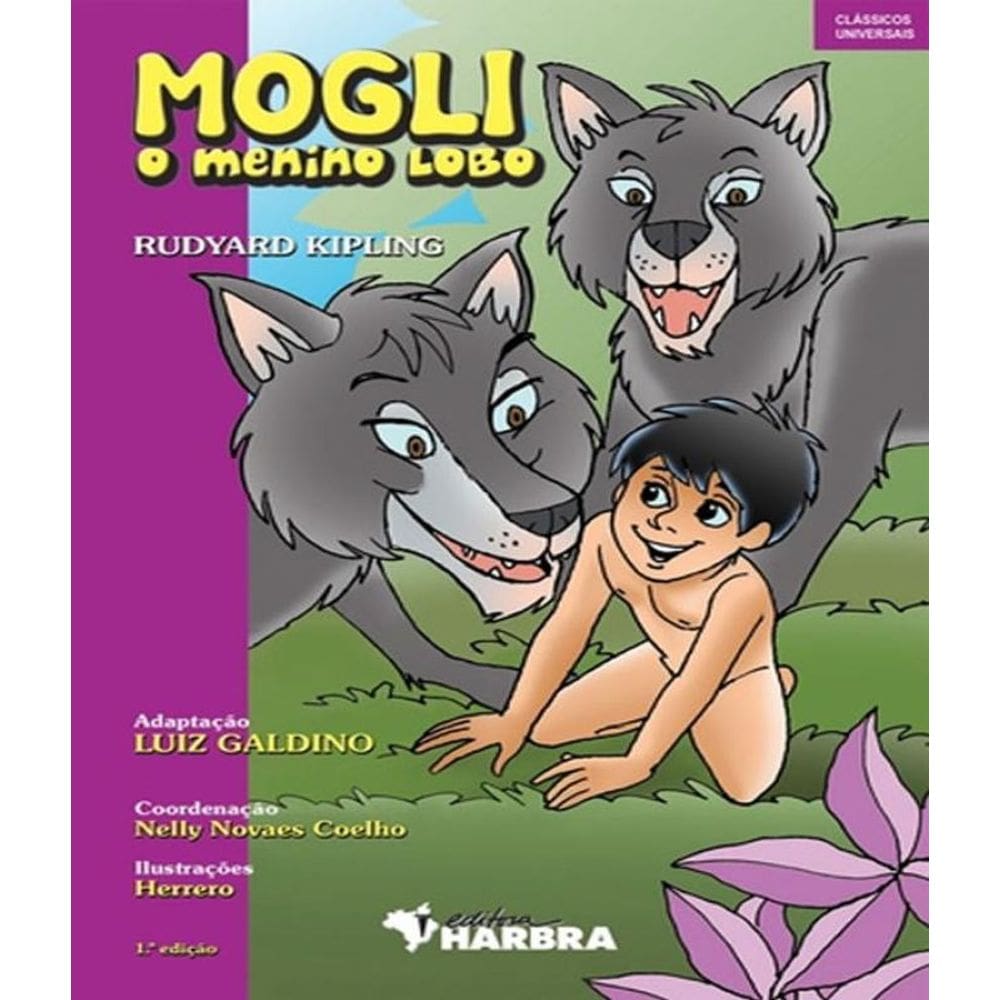 Livro Mogli, O Menino Lobo