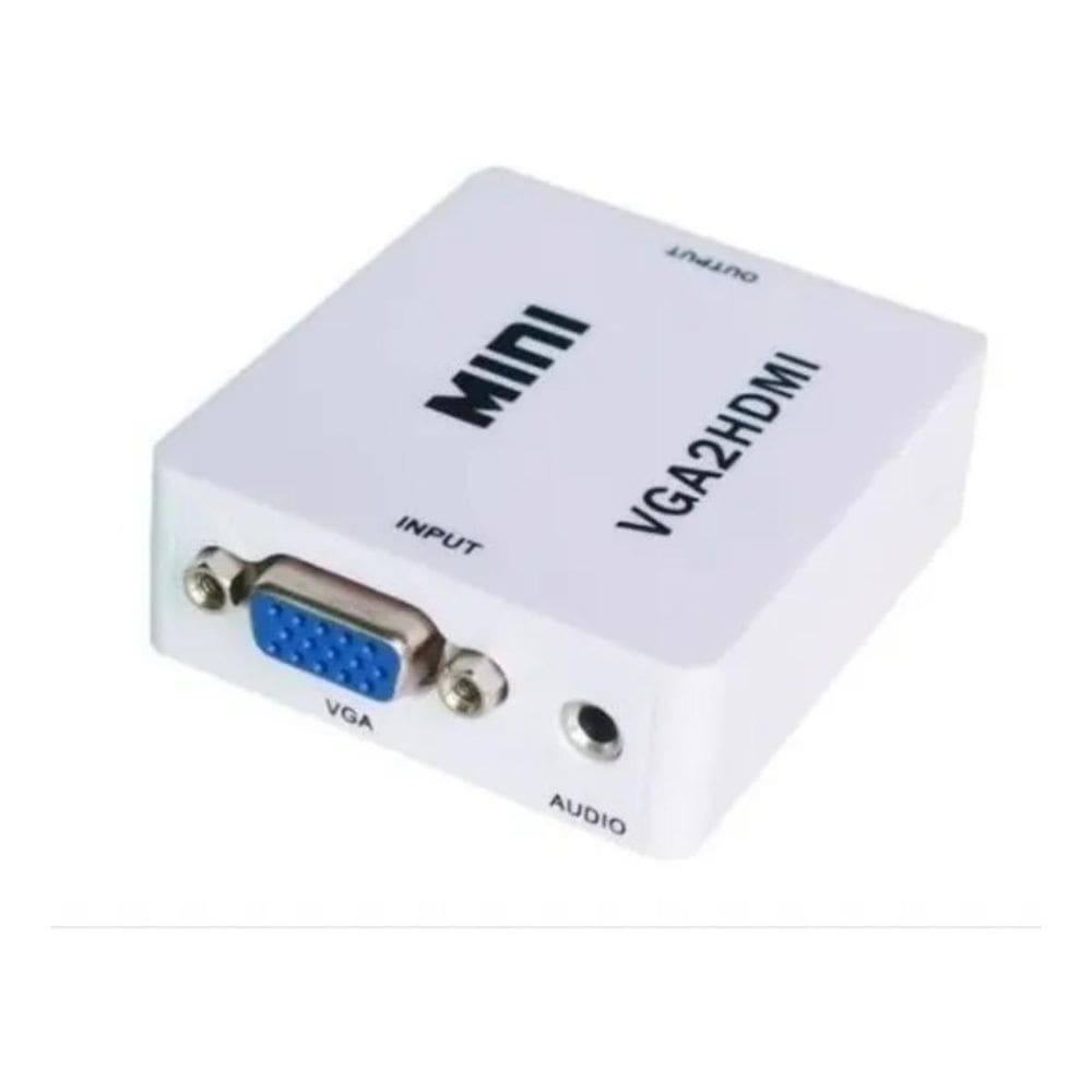 Conversor Cabo Adaptador Vga Para Hdmi Saida De Audio