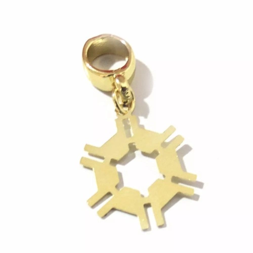 Berloque Agronomia Agrônomo Folheado A Ouro 18k