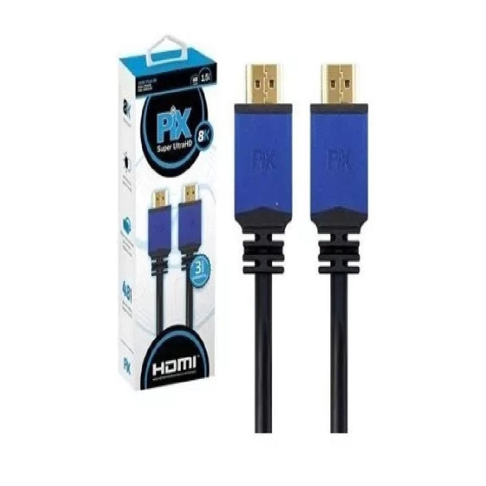 Cabo Hdmi Gold Plus 2.1 - 8K Hdr 19P 1.5M