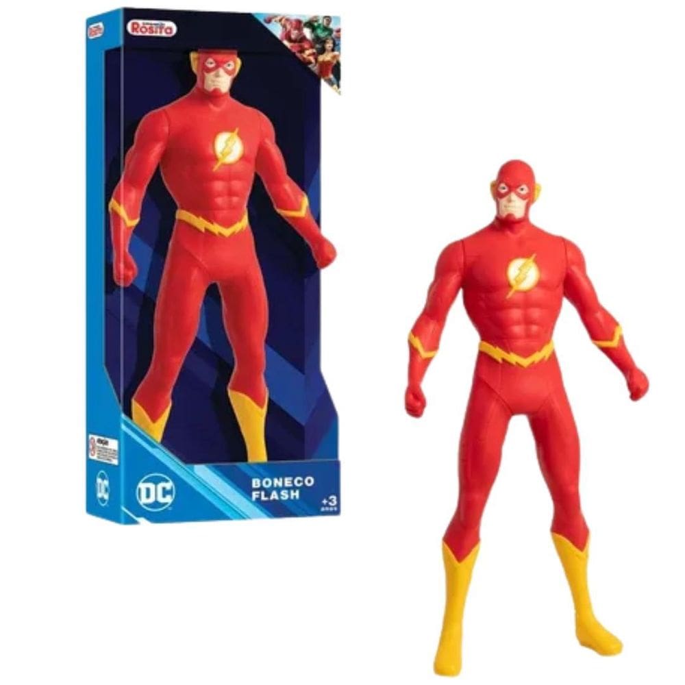 Boneco Super Herói Flash Articulado 45Cm 1097 Rosita