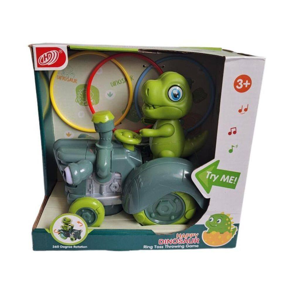 Happy Dinossauro Trator em Movimento com LED e Música
