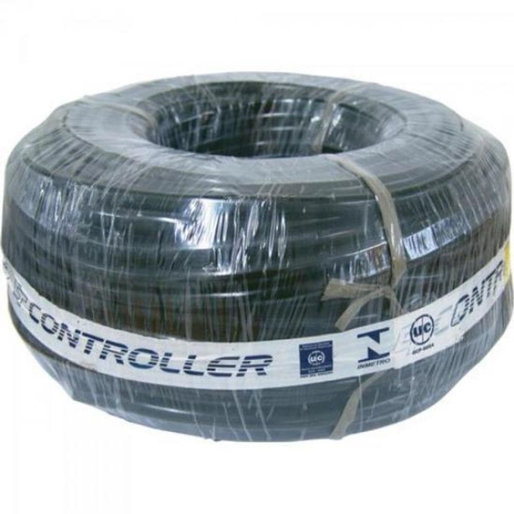 Fio Pp 2X1,00Mm Preto Controller - Rl / 100