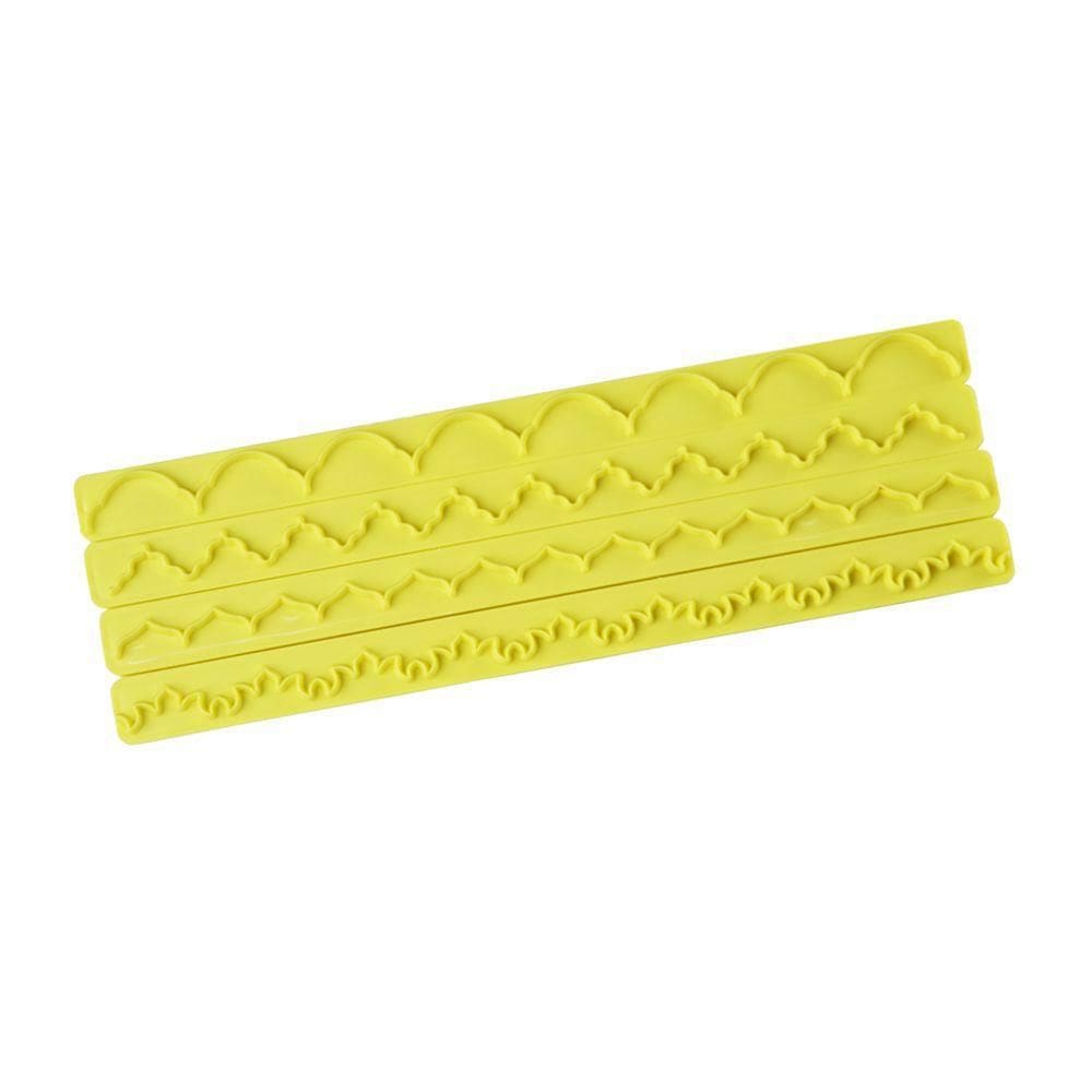 Conjunto De Réguas Código 1 Decorativas 4 Peças - Blue Star