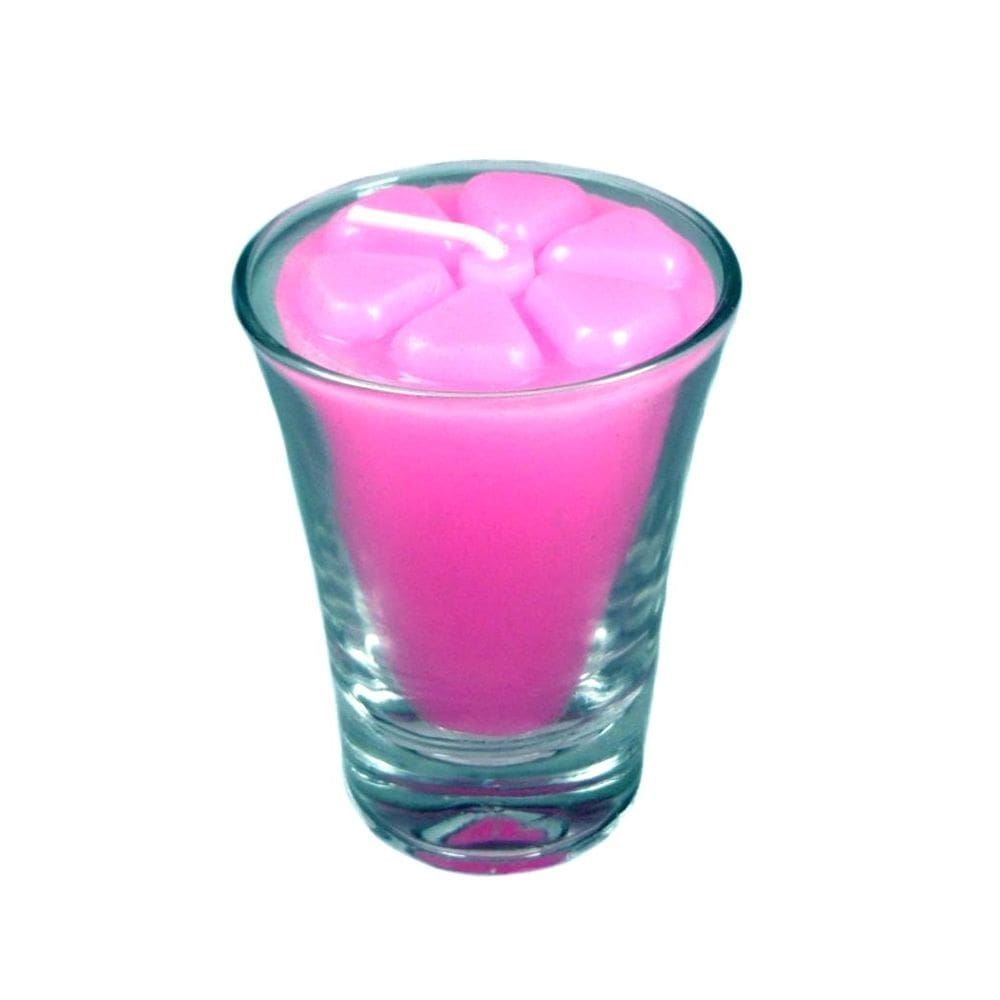 Kit 50 Velas Rosa 7 cm No Copinho 12h Decoração Festa