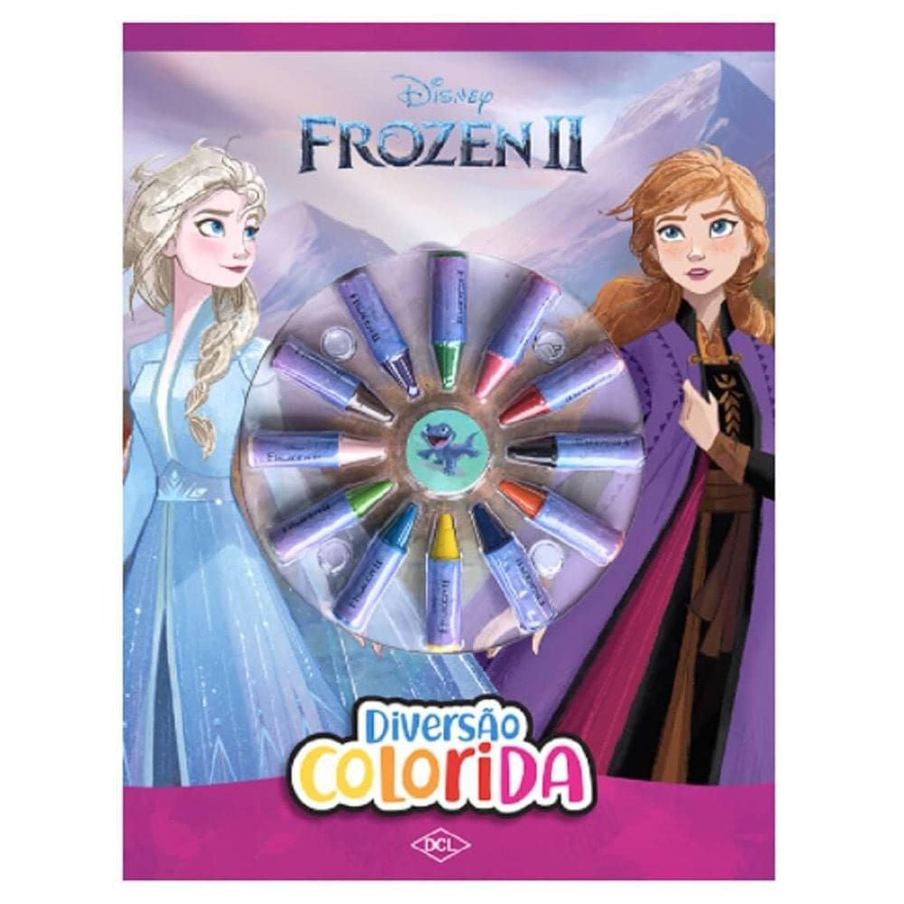 Livro De Pintura Diversão Colorida Frozen Ii D2509 - Dcl