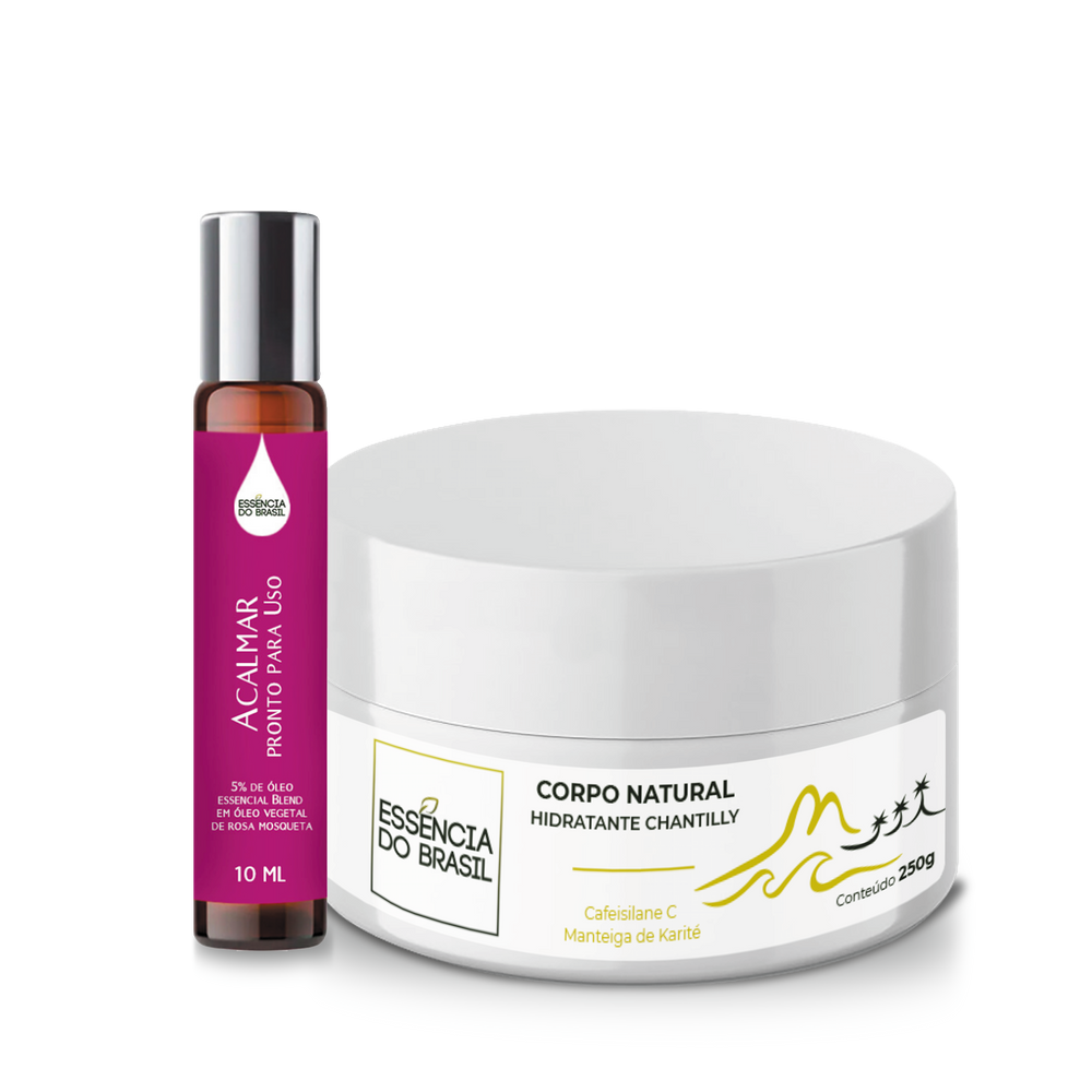 Kit Relaxamento: Hidratante Chantilly + Óleo Acalmar