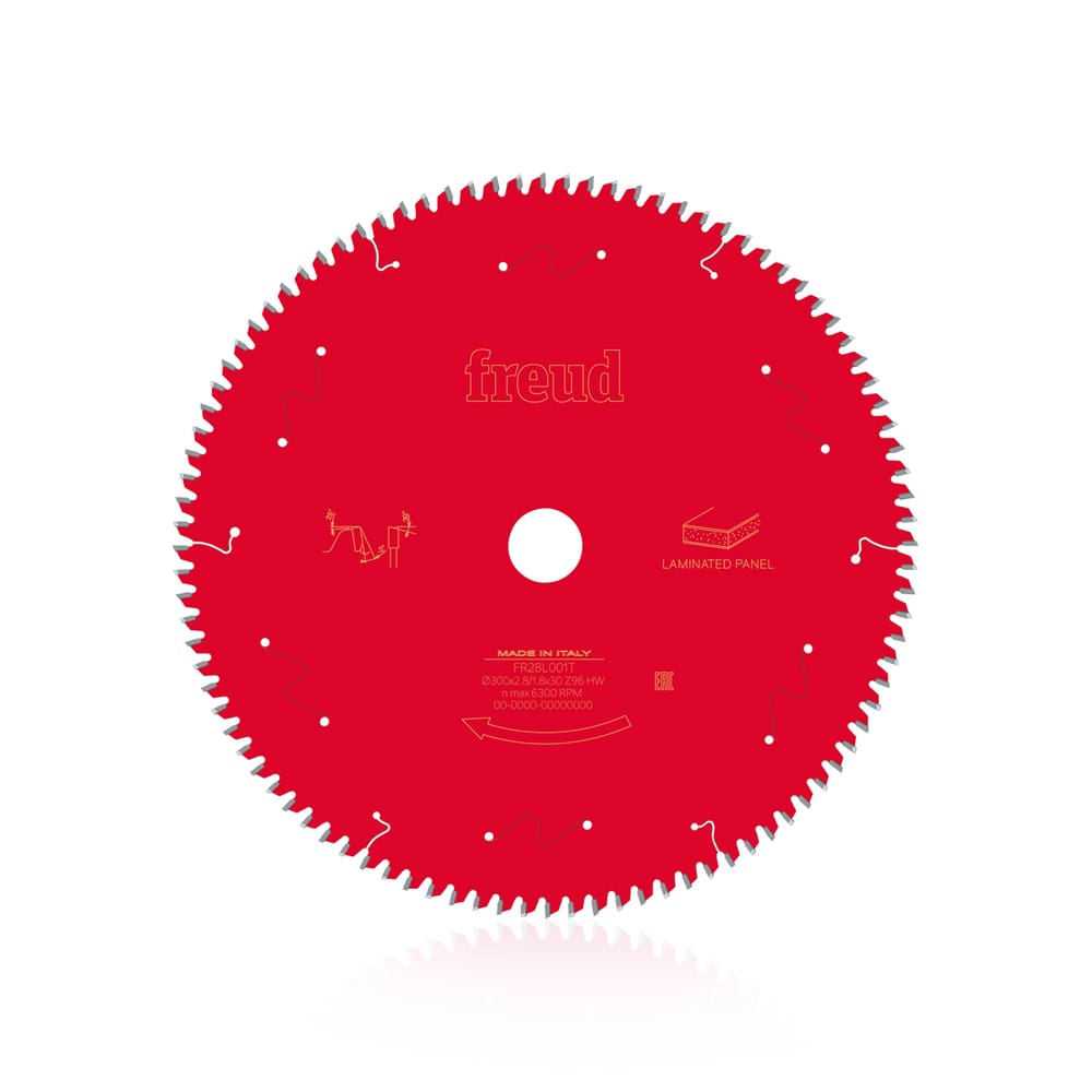Disco de Serra Circular de Bancada de 300 Mm de 96 Dentes Para Mdf E Mdp Freud