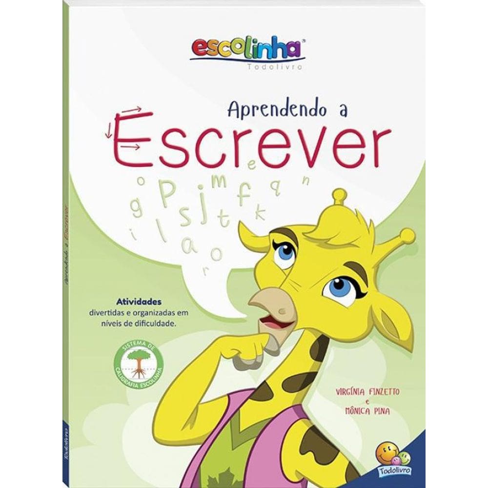 Livro Escolinha Aprendendo A Escrever