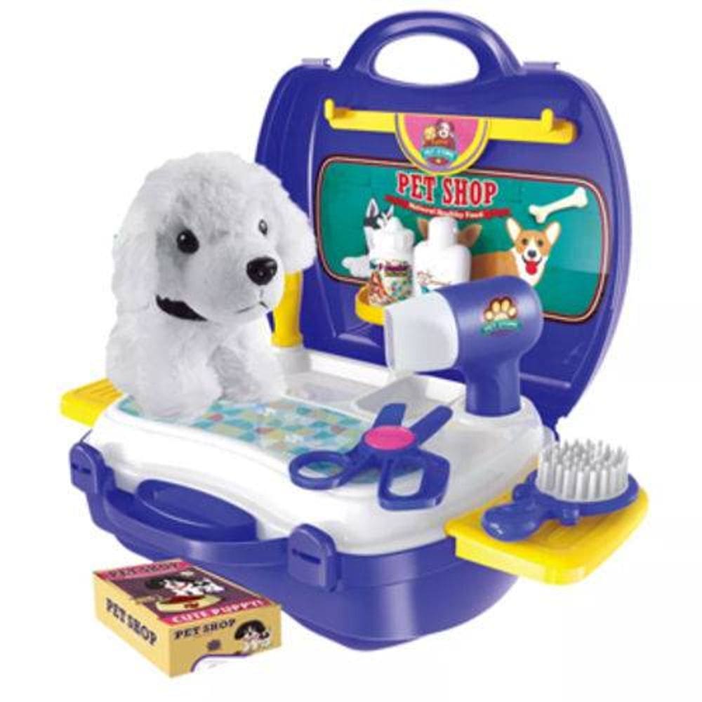 Maleta Pet Shop Multikids - Acessórios para Cuidar de Pets