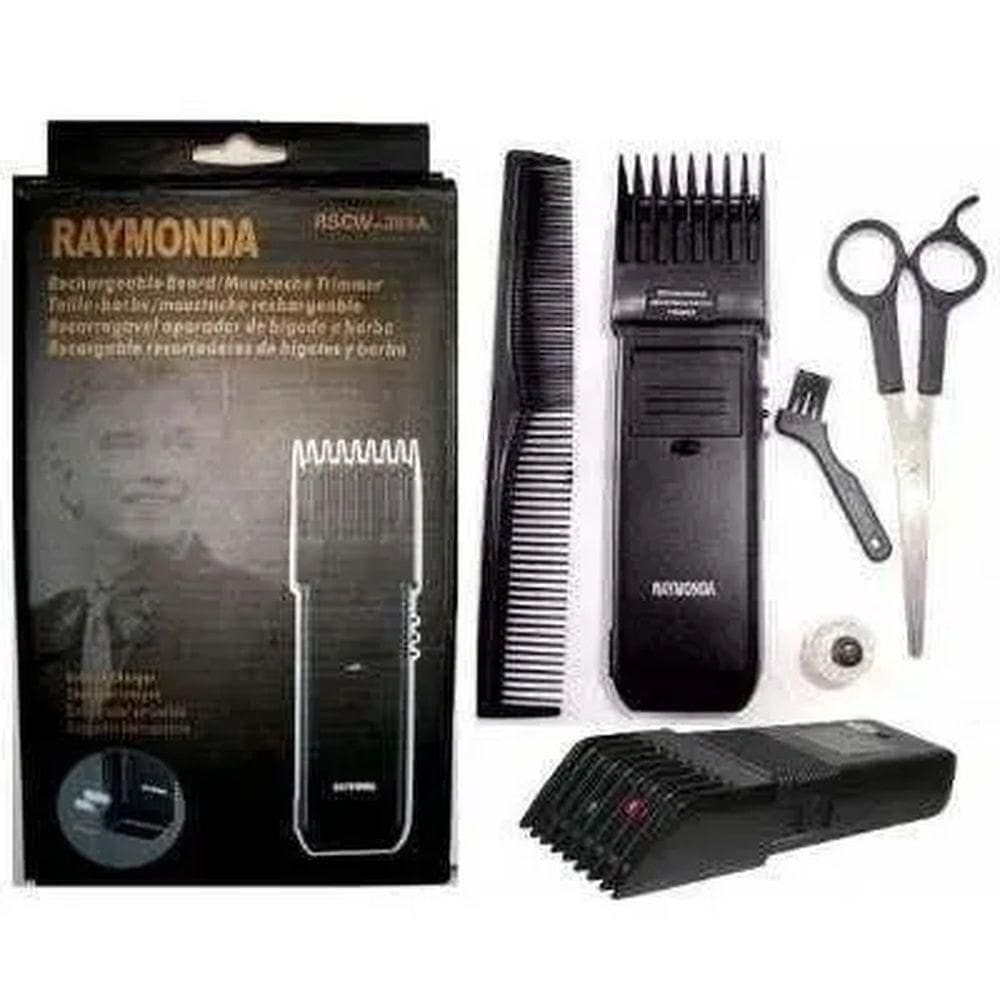 Barbeador Elétrico Pente Regulável E Tesoura Rm-389b