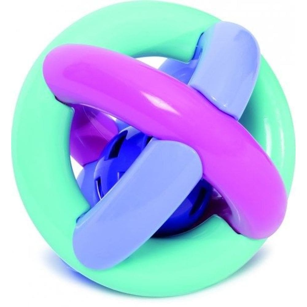 Brinquedo Para Bebe Bola Maluquinha Com Chocalho Mercotoys