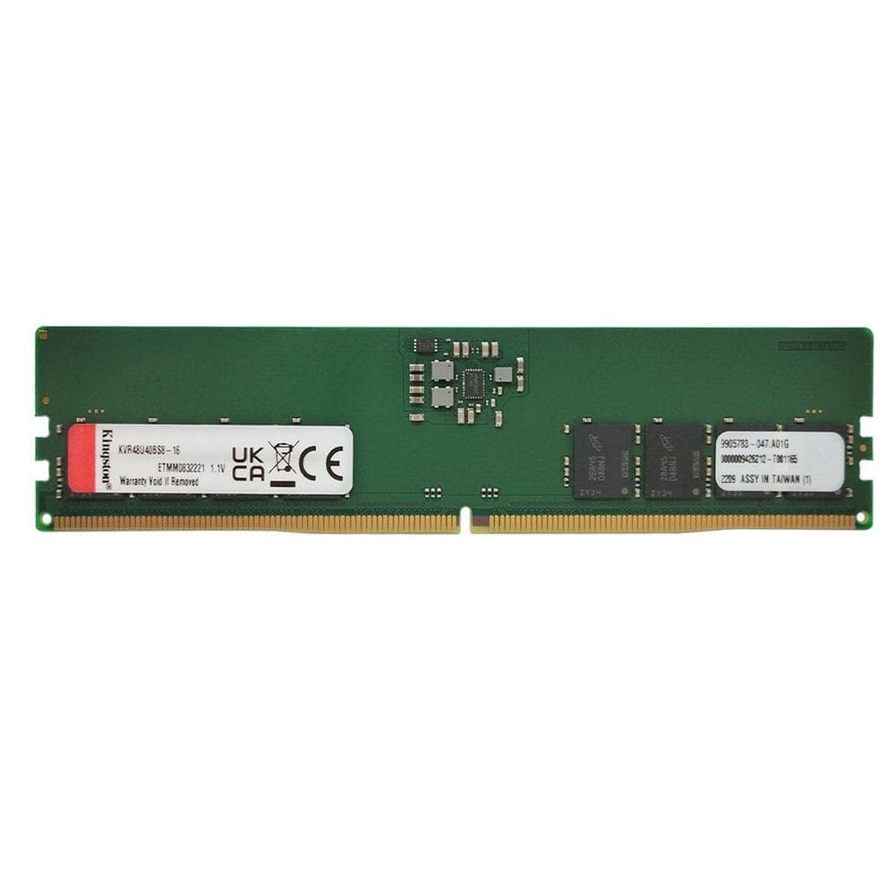 Memória 16Gb Kingston, Ddr5, 4800Mhz, Cl40 - Kvr48U40Bs8-16