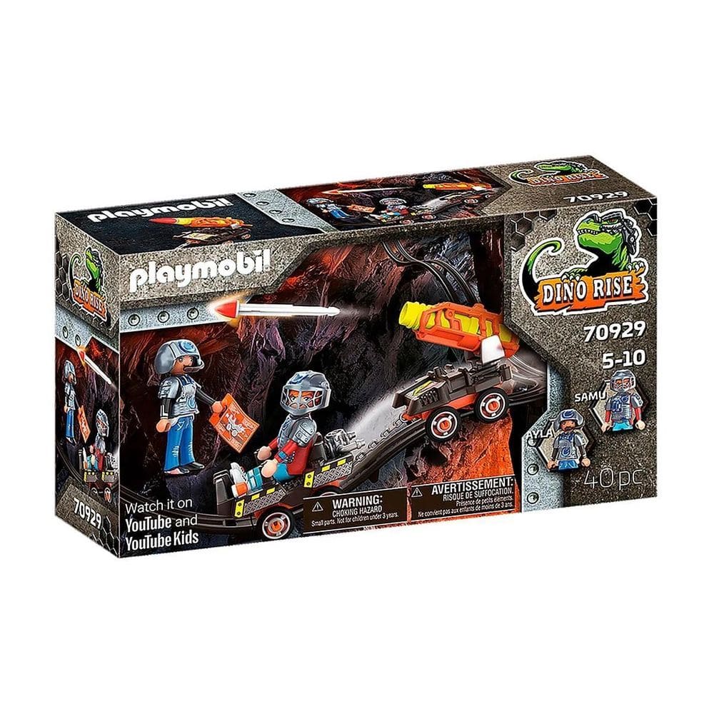 Brinquedo Playmobil Dino Mini Míssil Dino Rise Sunny 70929