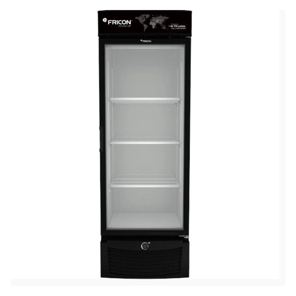 Freezer Vertical Tripla Ação 569 Litros Fricon Porta De Vidro Preto VCET 569V 127v