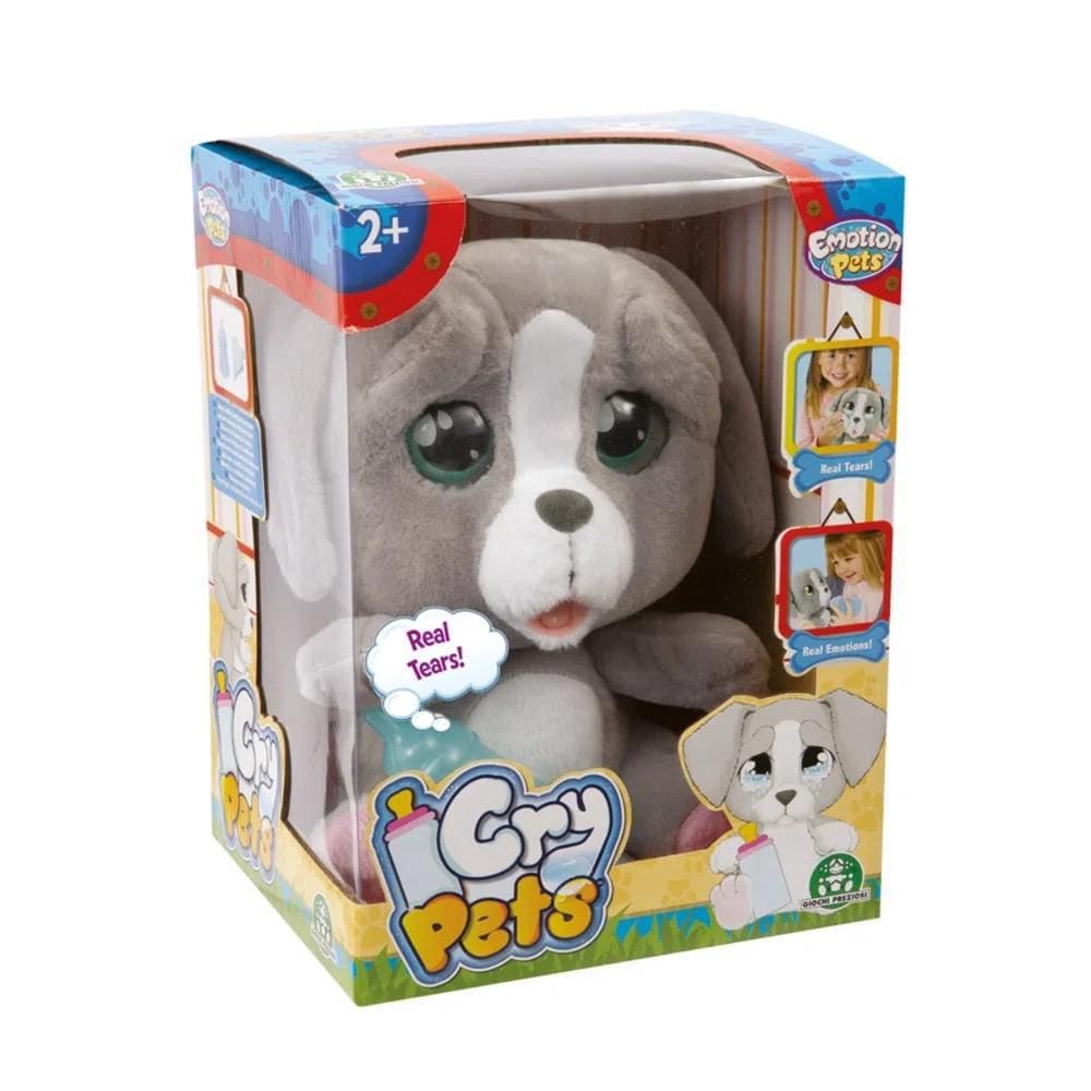 Pelúcia Cry Pets Cachorrinho Com Mamadeira Multikids BR1500