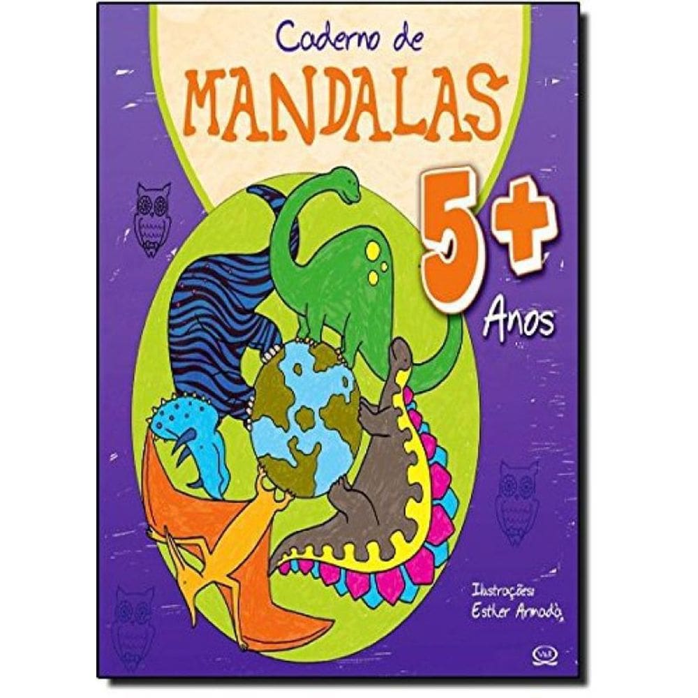 Livro Caderno De Mandalas - 5 Anos