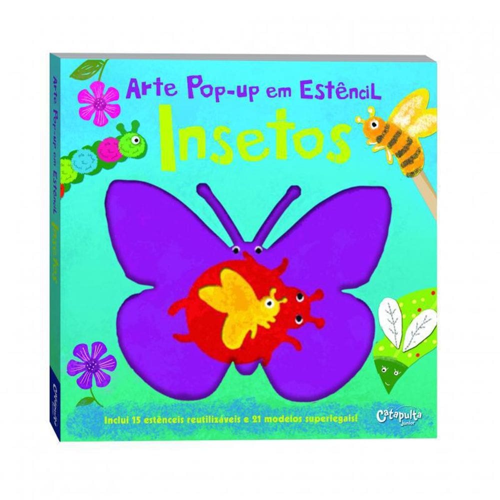 Livro Insetos - Pop-Up Em Estencil