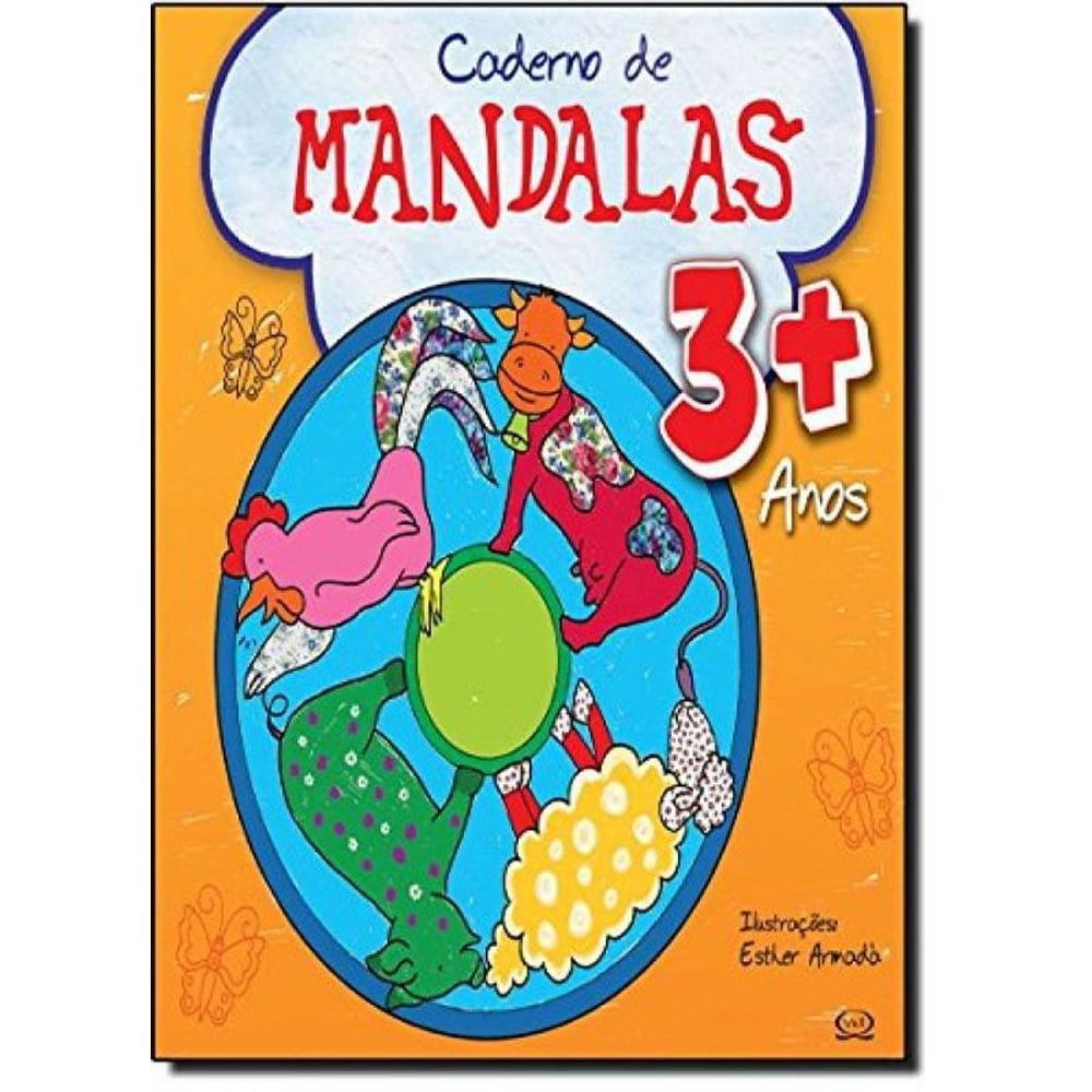 Livro Caderno De Mandalas - 3 Anos