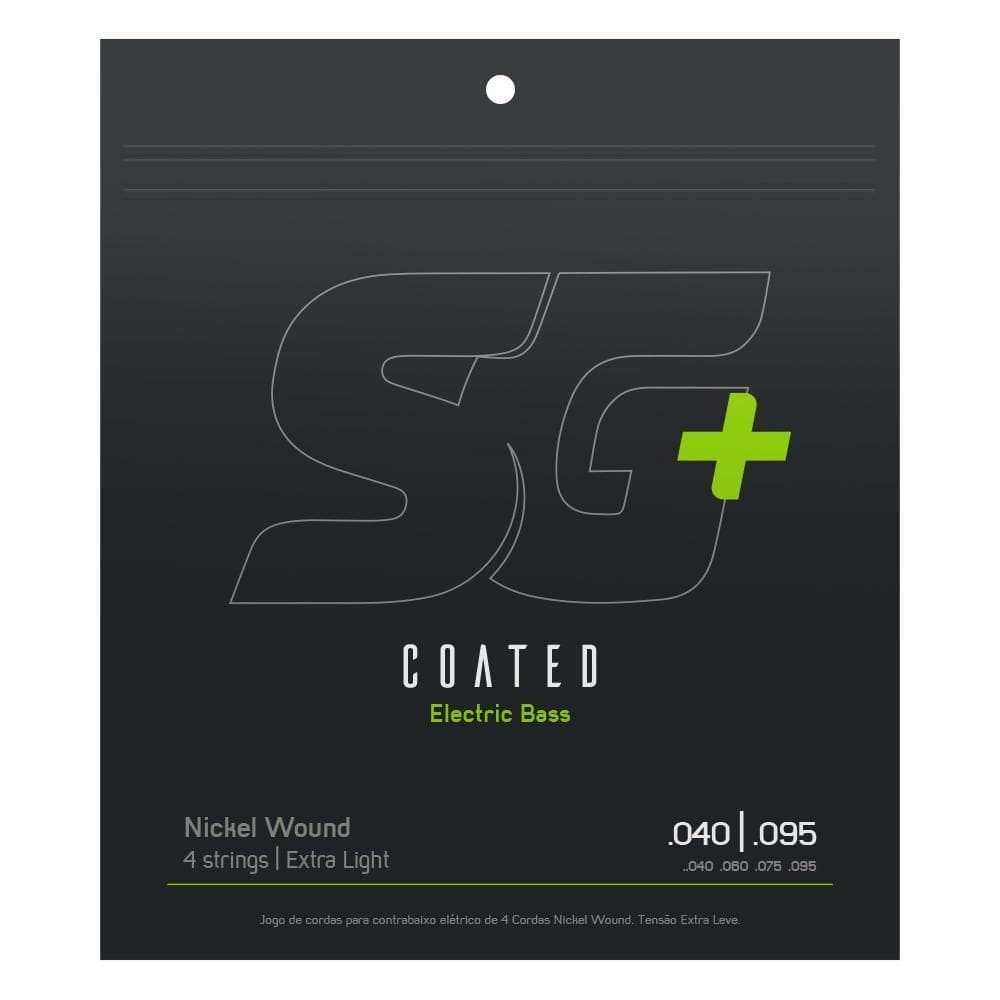 Encordoamento Para Baixo 4 Cordas Sg + Strings Coated Extra