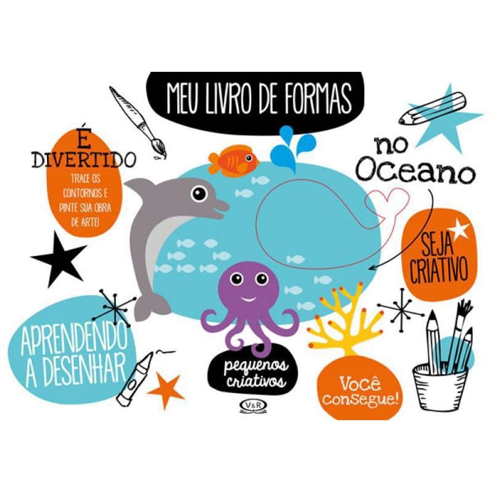 Livro Meu Livro De Formas - No Oceano