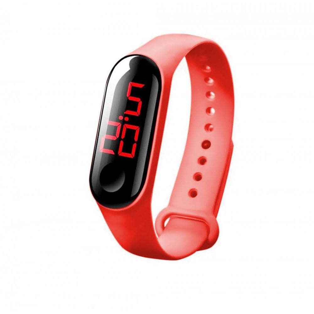 Relógio Digital Led Adulto Infantil Prova D`Água