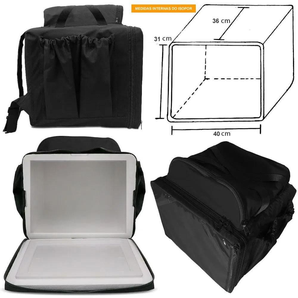 Mochila Bag Aplicativo Pizza Delivery Caixa Isopor