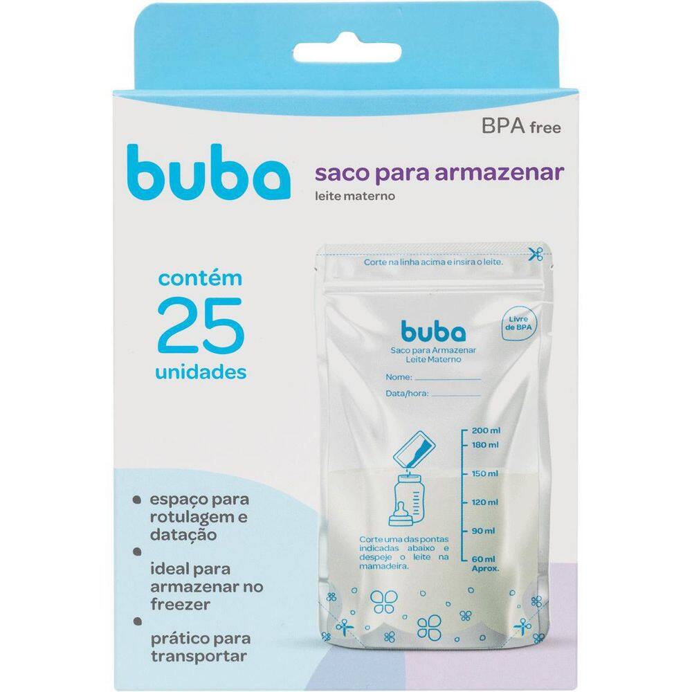 Saco Para Armazenar Leite Materno Buba - Ref 09923