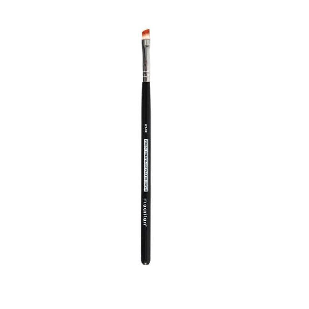 Pincel Chanfrado Macrilan B104 para Olhos/Sobrancelhas