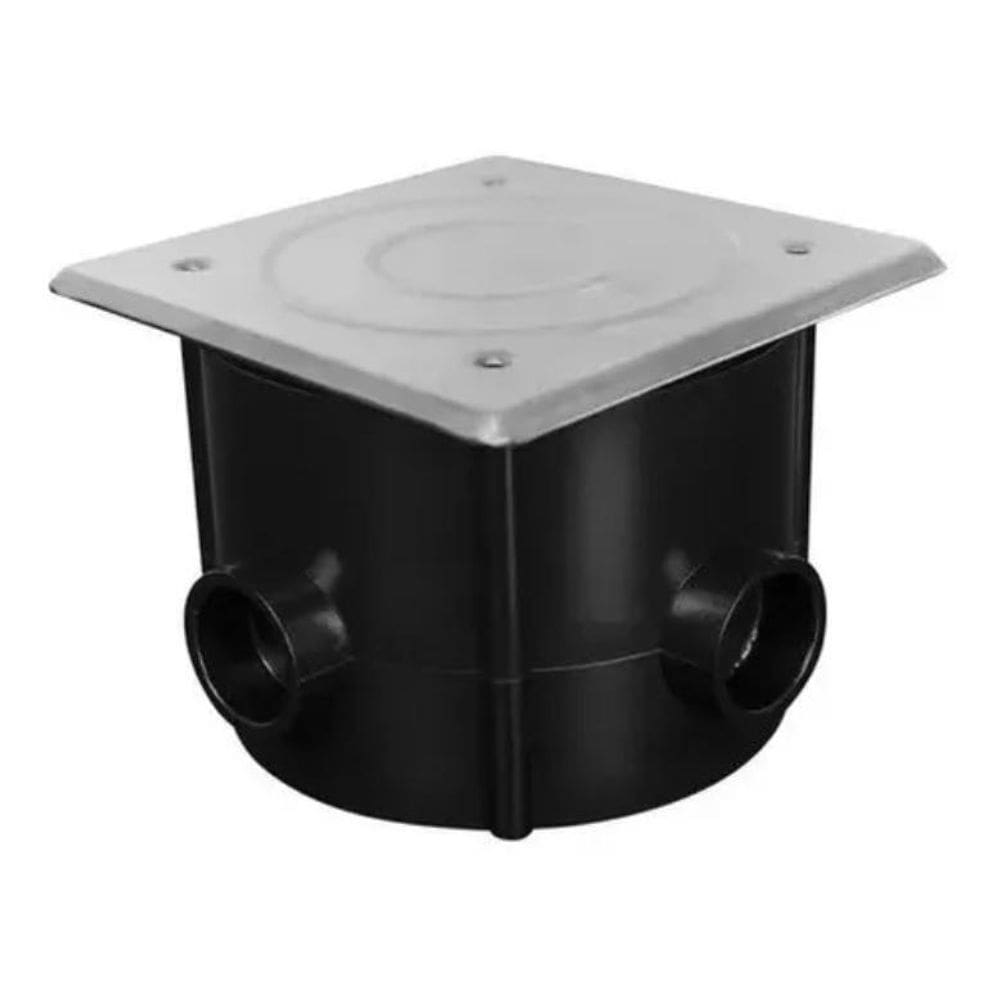 Caixa De Passagem Com Regulagem Tampa Inox - Brustec