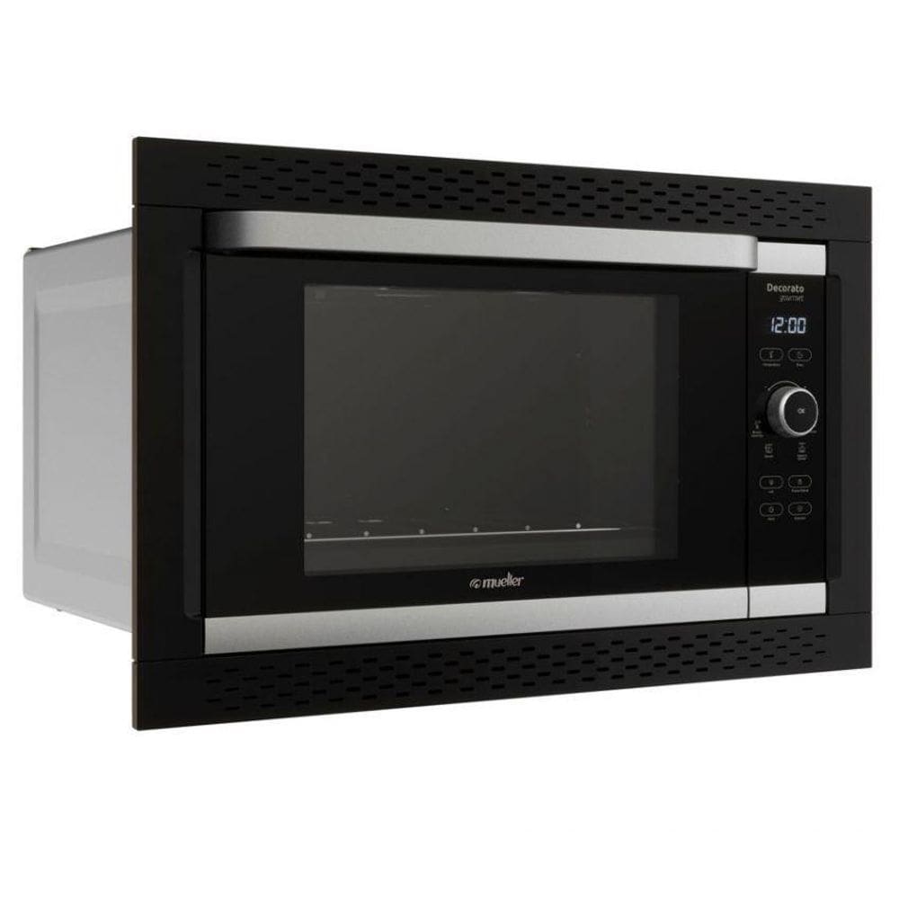 Forno Elétrico Embutir Digital Decorato Gourmet Preto 220 V