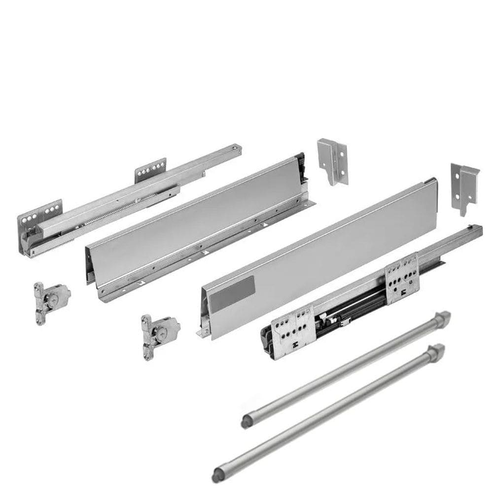 Kit Gaveta Slowmotion Avantbox Prata 450Mm