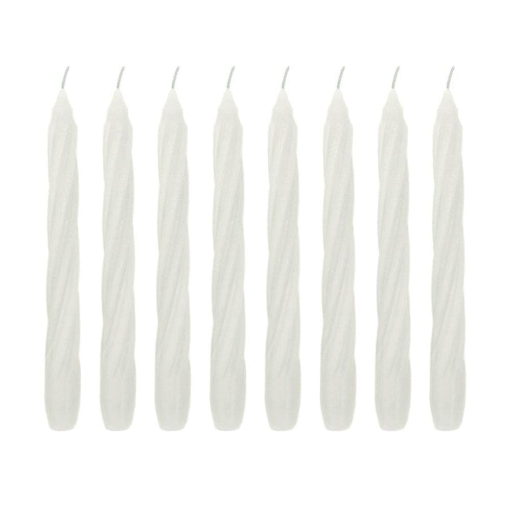 10 Velas Torcida 20 Cm Branca Decoração Casamento Castiçal