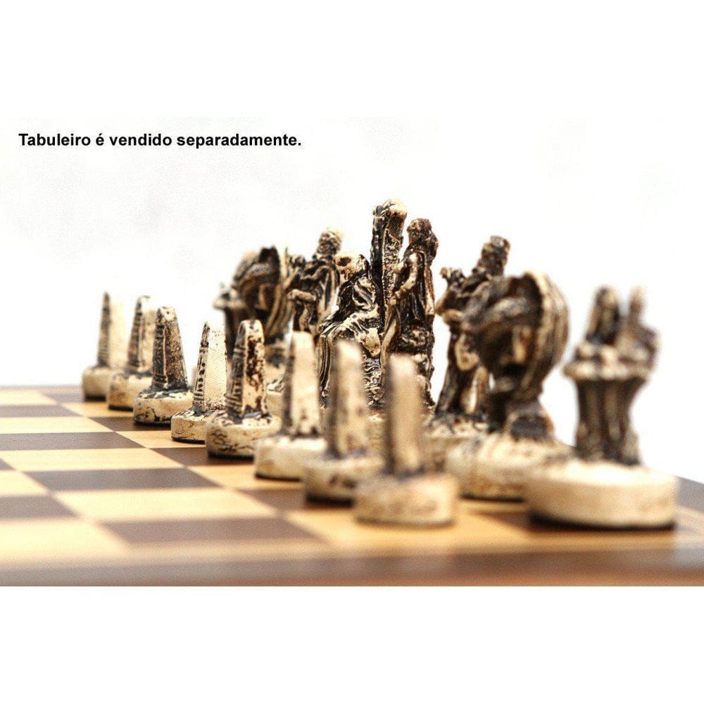Peças De Xadrez Em Resina - Coleção Rpg