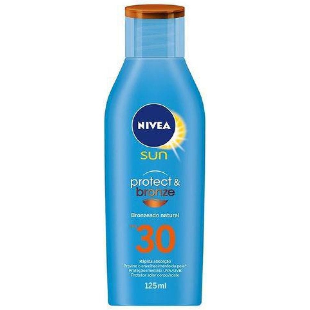 Protetor Solar Nívea Protect Bronze Fps30 125Ml