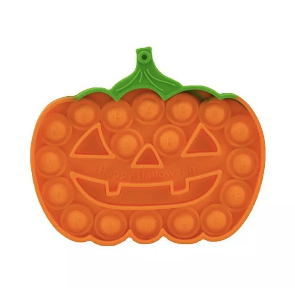 Fidget Toy Bubble Pop It Sensorial Abobora Halloween