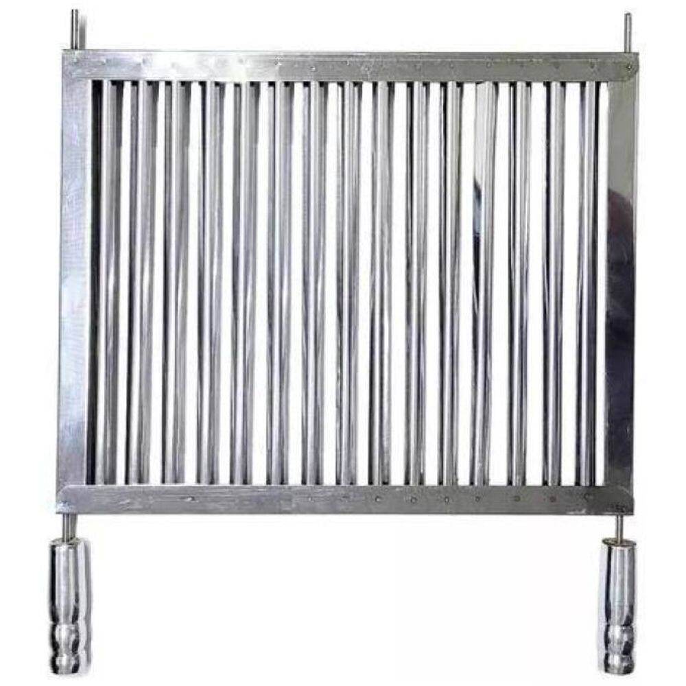 Grelha Uruguaia Inox Parrilla Churrasco 45X40