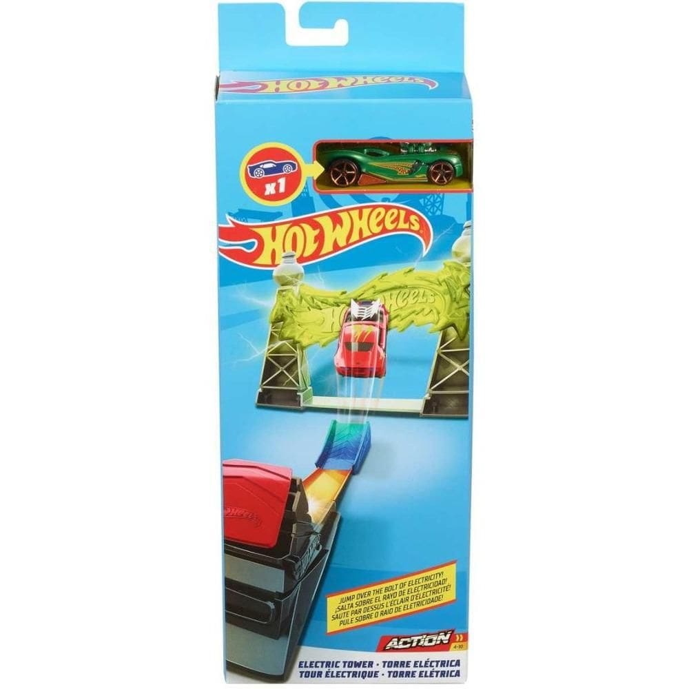 Hot Wheels Mattel Acrobacias Torre Elétrica - Fwm85