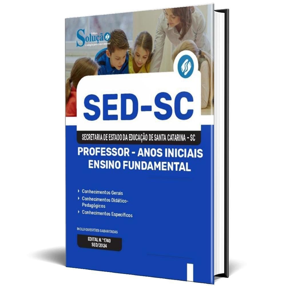 Apostila Sed Sc 2024 Professor Anos Iniciais Ensino