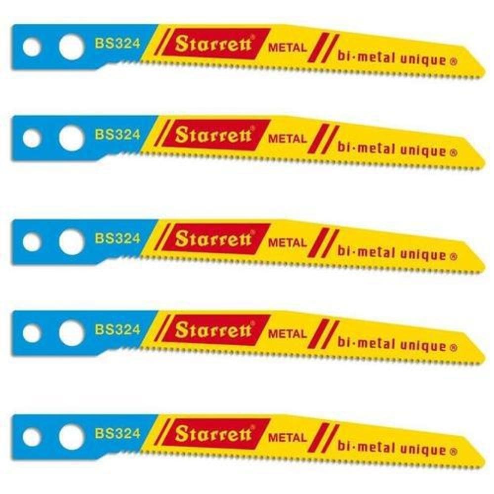 Kit Com 5 Lâminas Serra Tico Tico Starrett Bs324 65Mm 24D