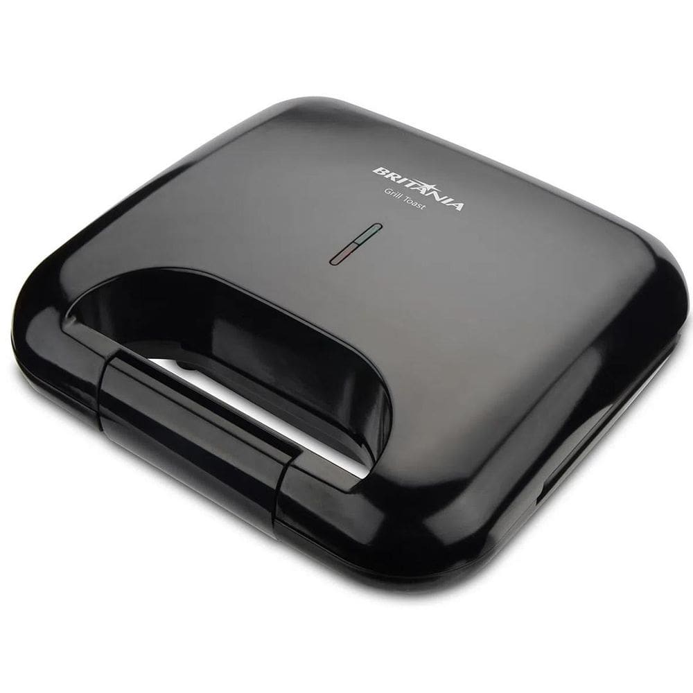 Sanduicheira e Grill Britânia BGR01P Preto 2 Sanduíches 750W