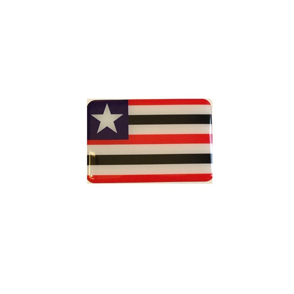 Adesivo Resinado Da Bandeira Do Maranhão 9X6 Cm
