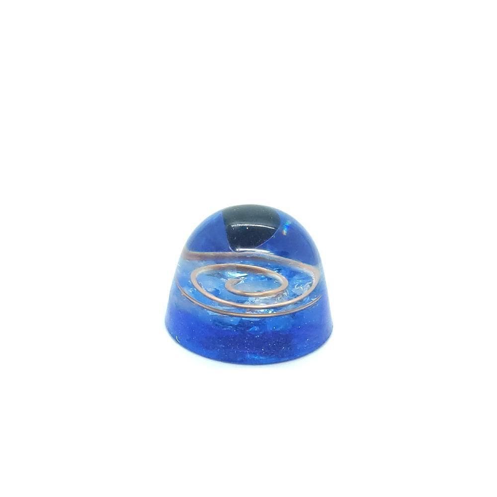 Orgonite Azul Claro c/ Pedra Estrela - Espiritualidade