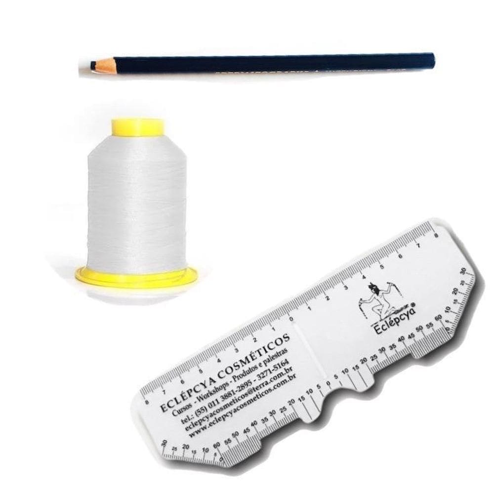 Linha Poliamida Sobrancelhas + Lápis E Régua