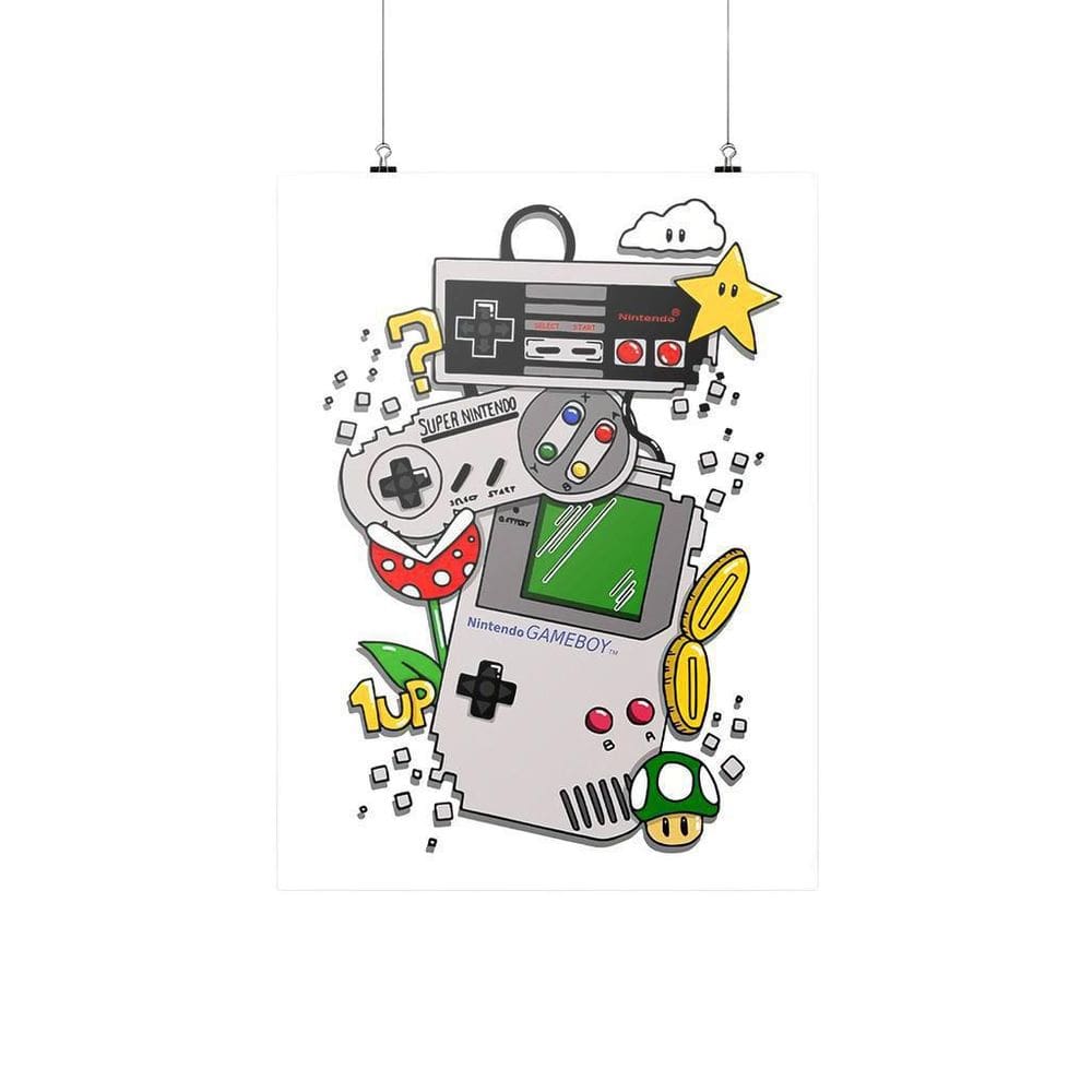 Placa Decorativa Controles Videogame Gamer 20X30Cm