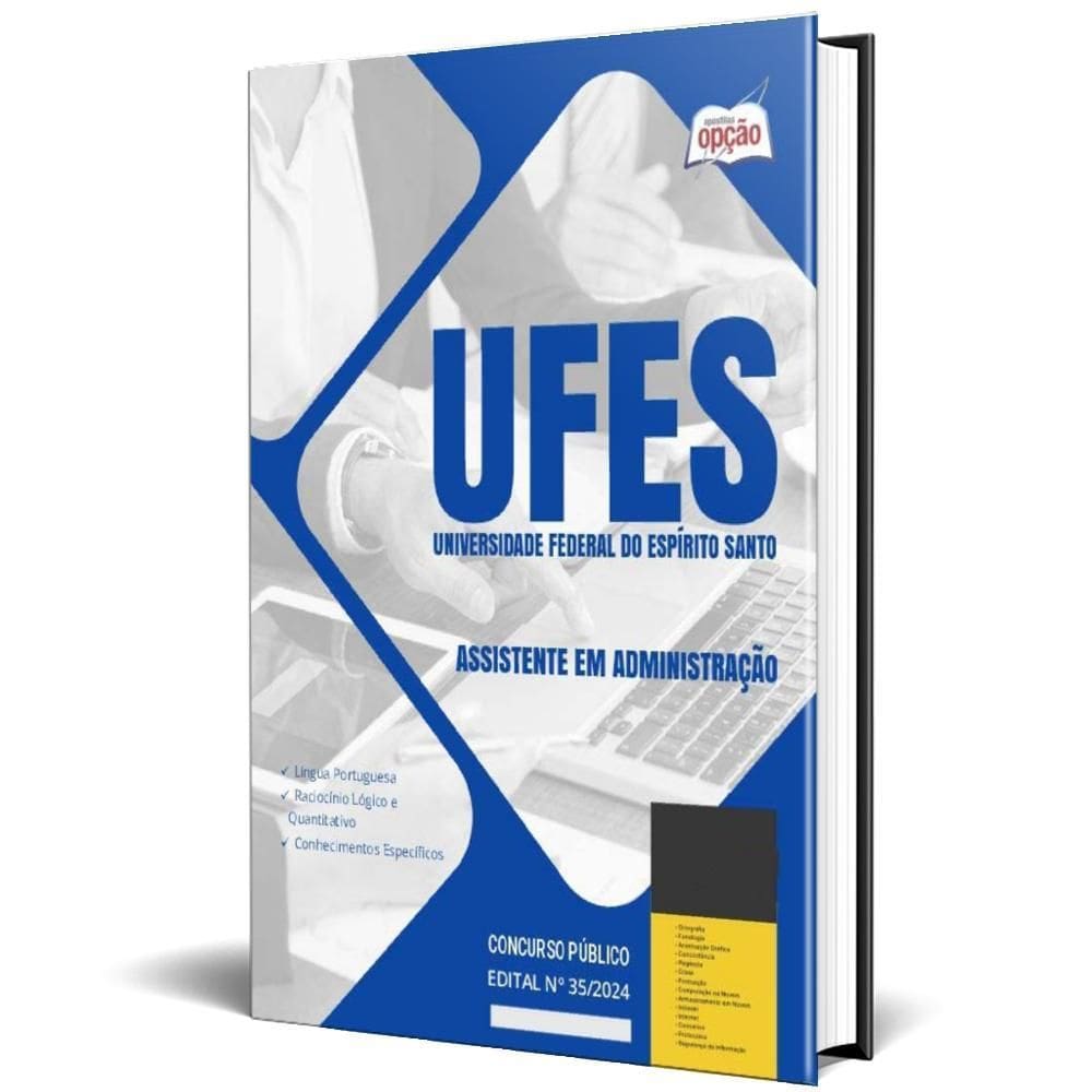 Apostila Ufes 2024 - Assistente Em Administração